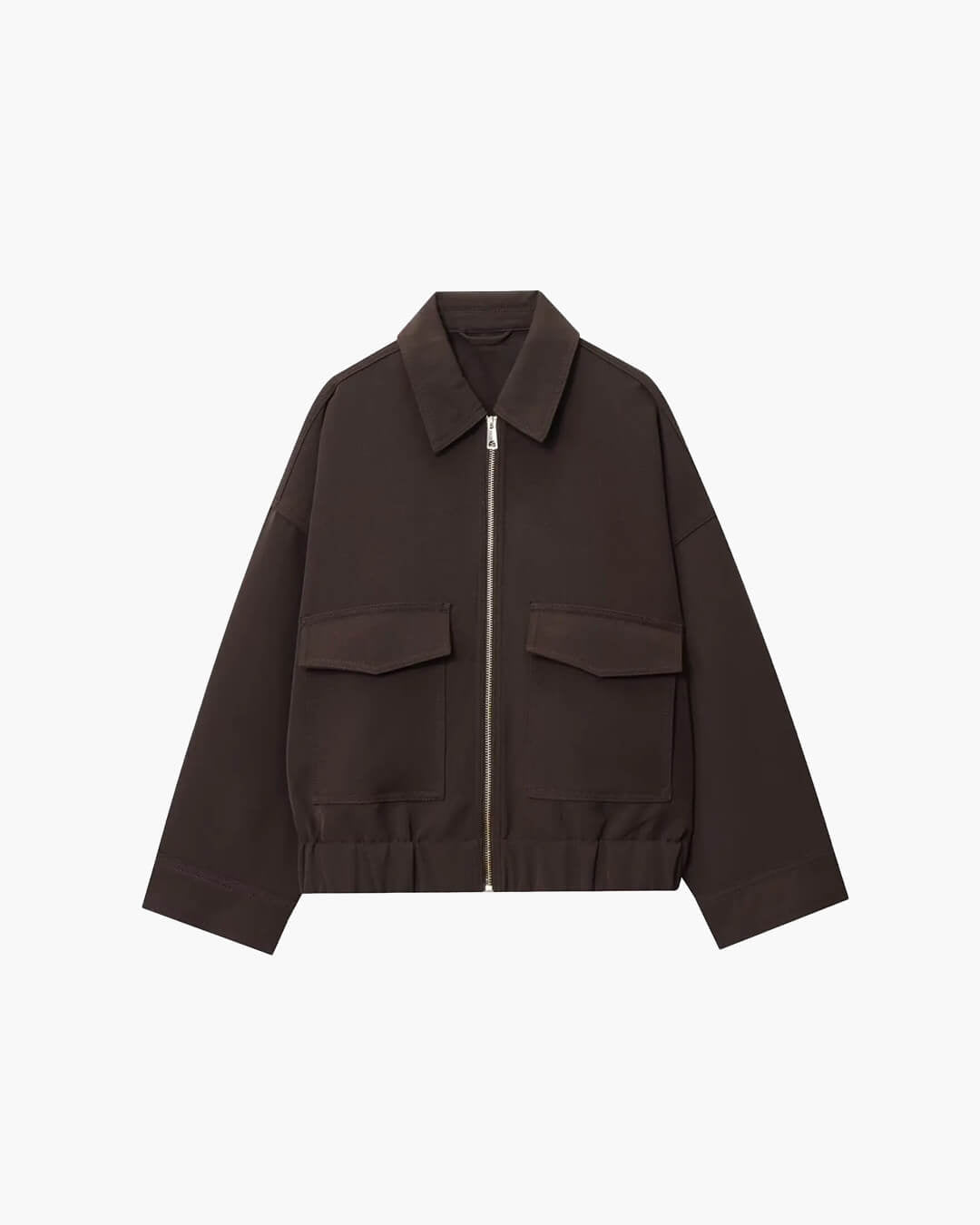 Ginny Flap Pocket Bomber Jacket - Women's Fall and Winter Outerwear
