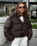 Hannah Hooded Puffer Jacket - Women's Fall and Winter Outerwear