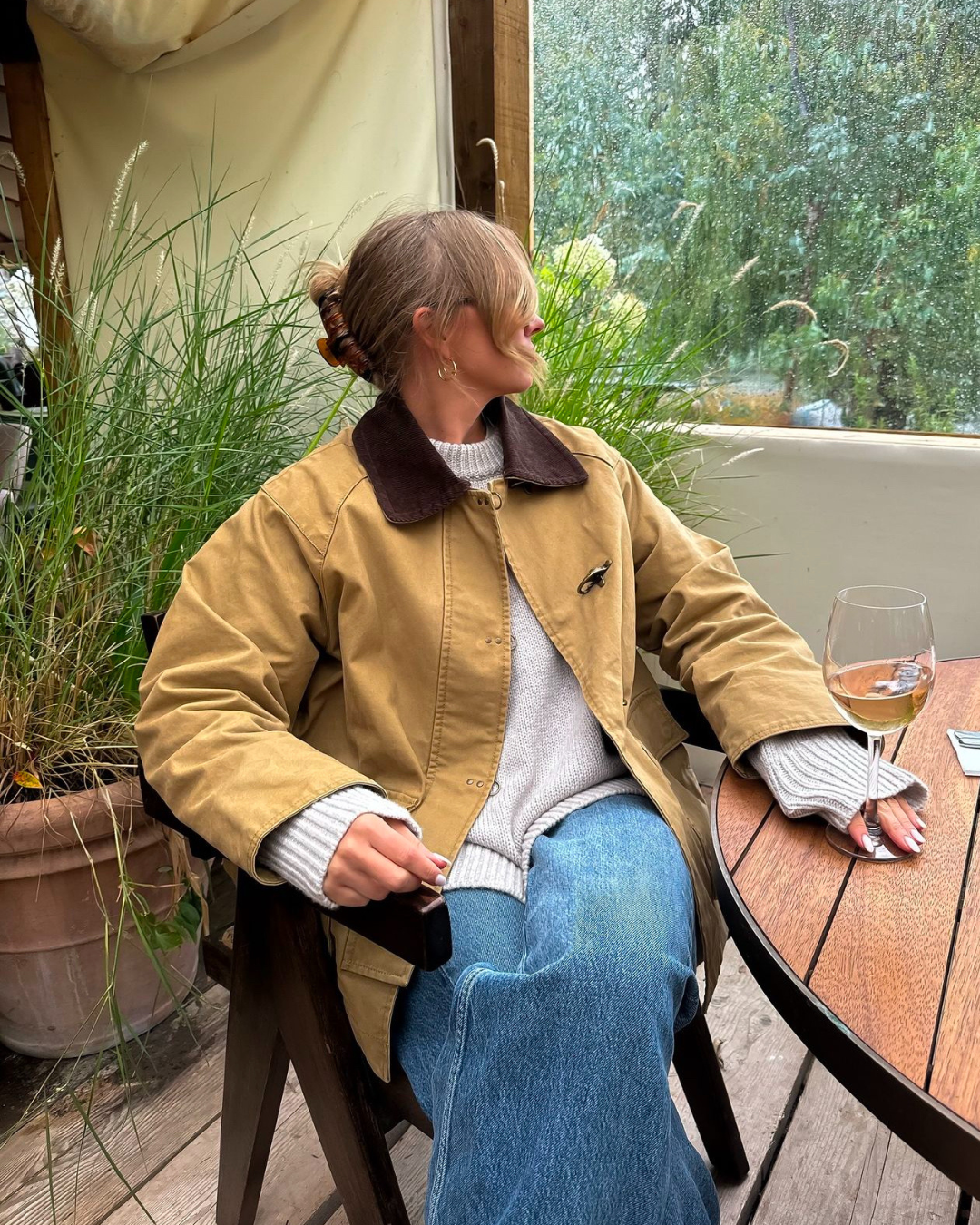 Jacky Canvas Barn Jacket - Women's Fall and Winter Outerwear - Image 4