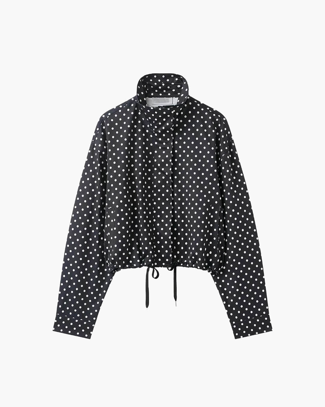 Janelle High Collar Drawstring Jacket - Women's Fall and Winter Outerwear - Image 8