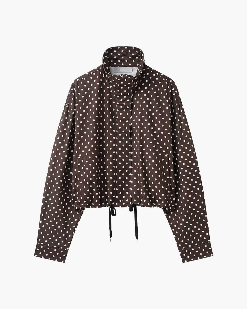 Janelle High Collar Drawstring Jacket - Women's Fall and Winter Outerwear - Image 5