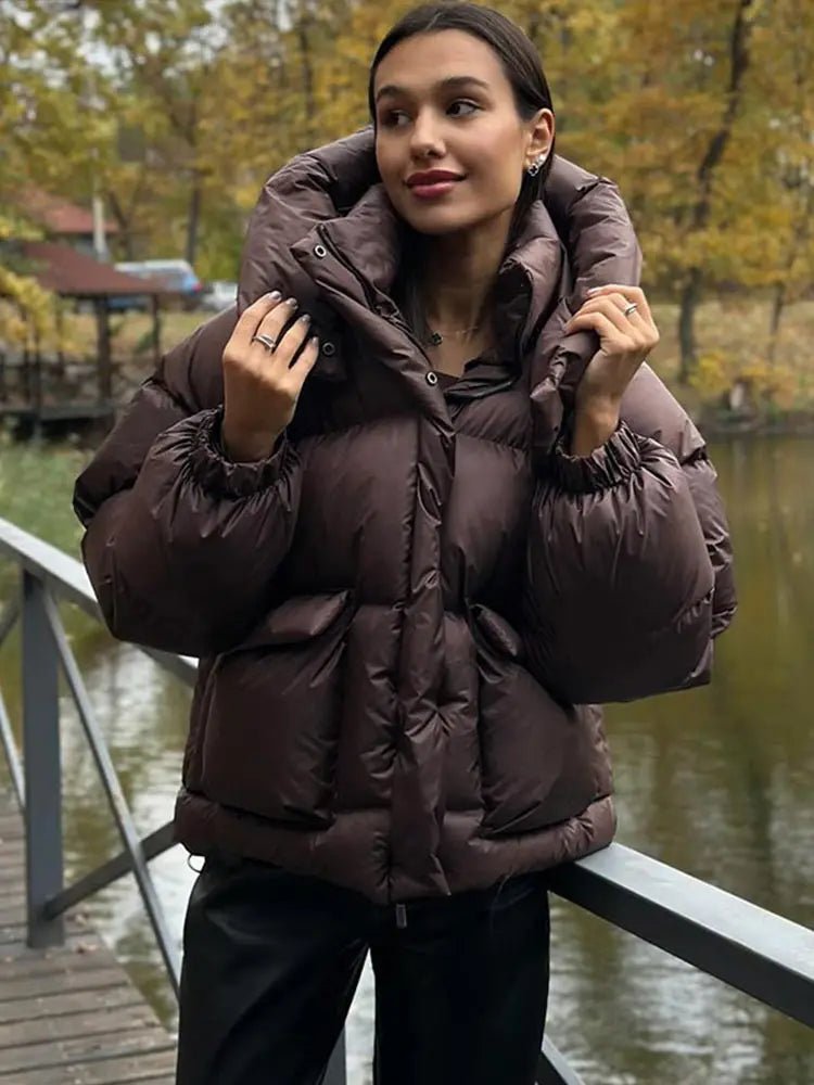 Janine Hooded Puffer Jacket - Women's Fall and Winter Outerwear