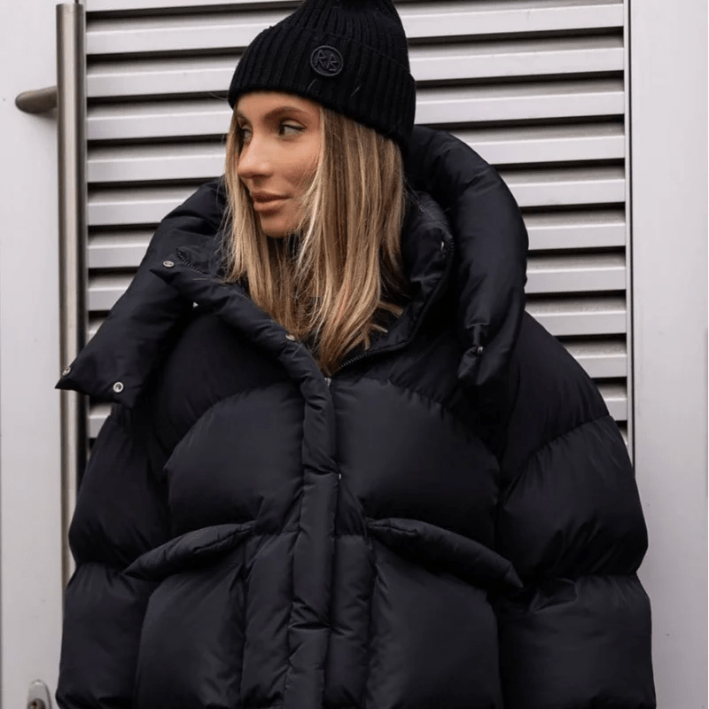 Janine Hooded Puffer Jacket - Women's Fall and Winter Outerwear - Image 9
