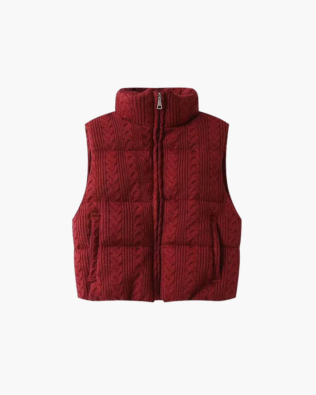 Jayden Knitted Sleeveless Vest - Women's Fall and Winter Outerwear - Image 11