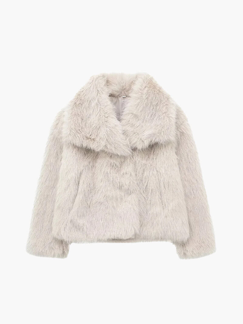 Jenna Women's Winter Faux Fur Coat - Soft Plush Coat - Image 2