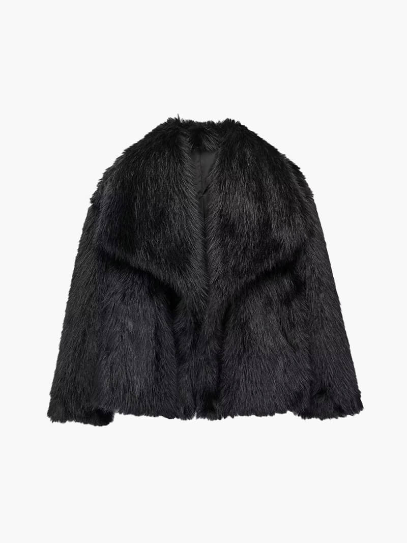 Jenna Women's Winter Faux Fur Coat - Soft Plush Coat - Image 4
