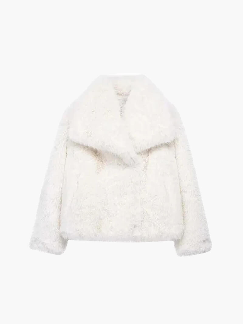 Jenna Women's Winter Faux Fur Coat - Soft Plush Coat - Image 12