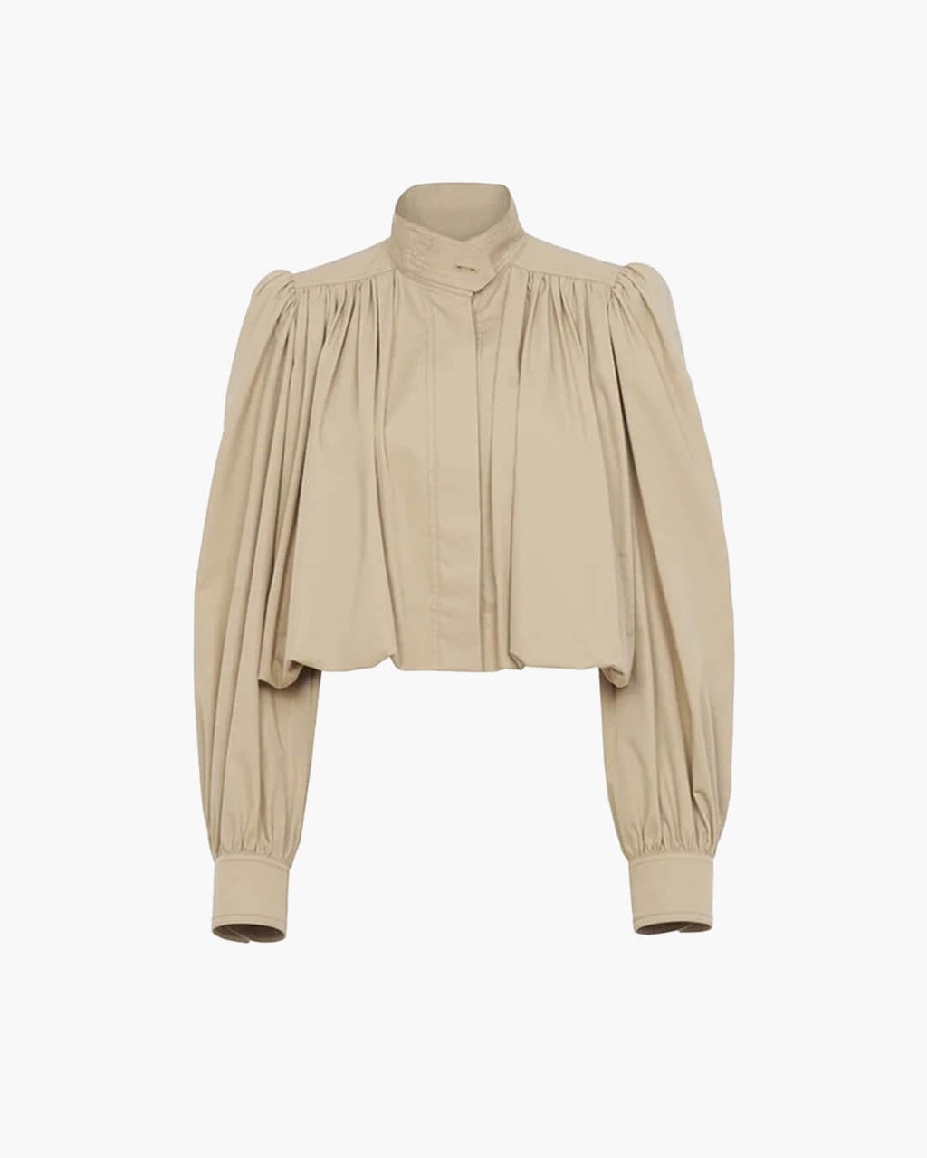 Jenna Loose Fit Pleated Jacket - Women's Fall and Winter Outerwear