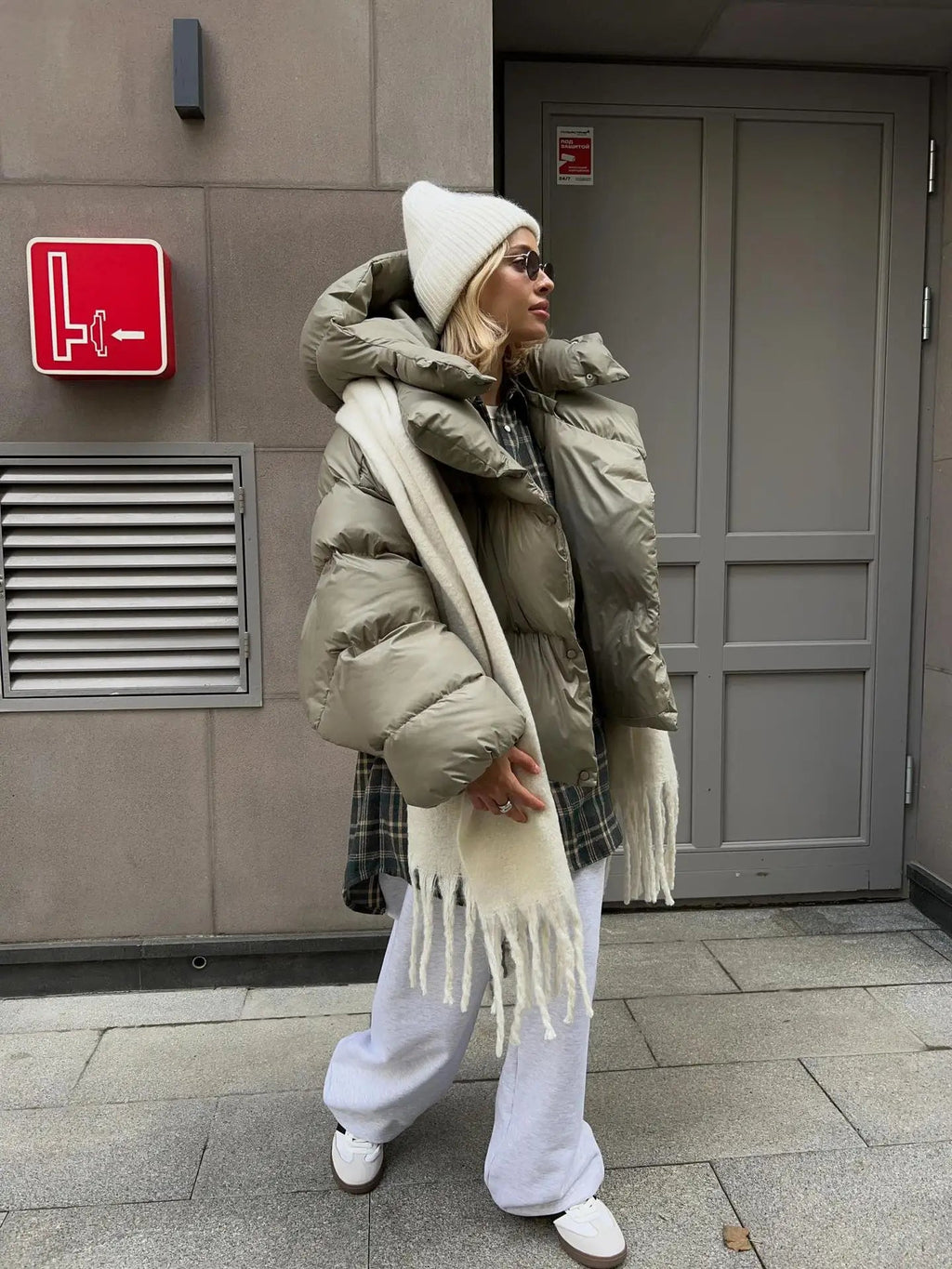 Jessy Women's Oversized Weather-Resistant Puffer Jacket - Insulated Winter Coat - Image 7