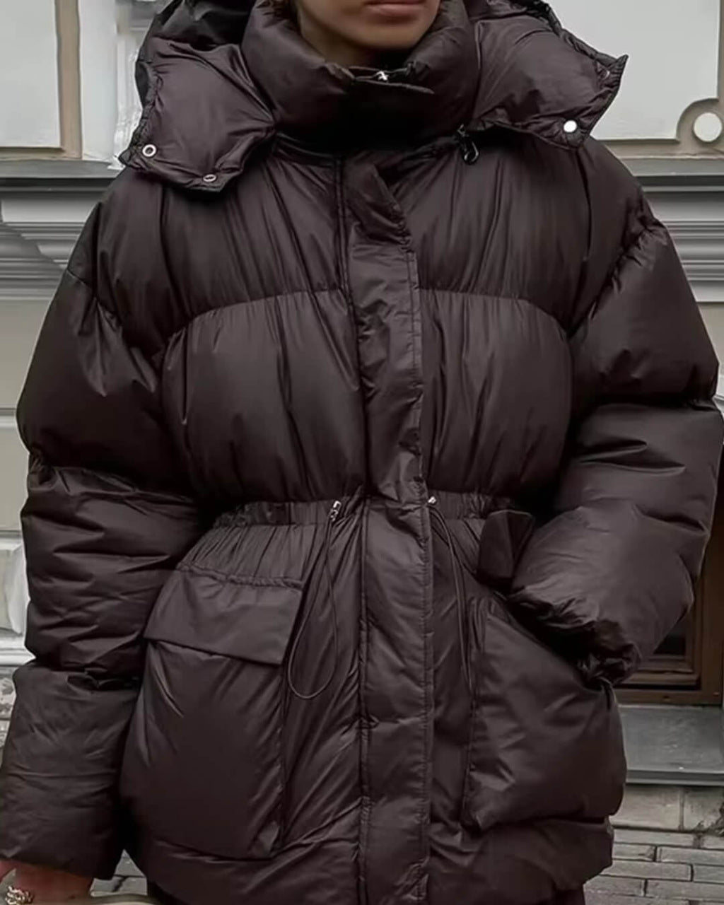 Jillian Glossy Puffer Jacket - Women's Fall and Winter Outerwear - Image 7