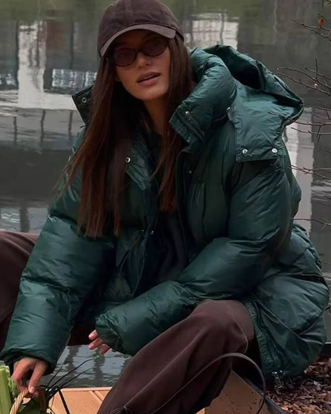 Jillian Glossy Puffer Jacket - Women's Fall and Winter Outerwear - Image 13