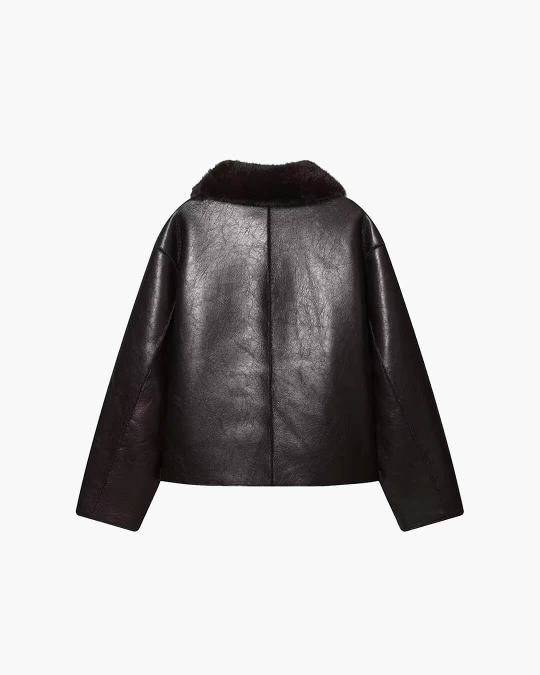 Joana Reversible Faux fur Leather Jacket - Women's Fall and Winter Outerwear - Image 7