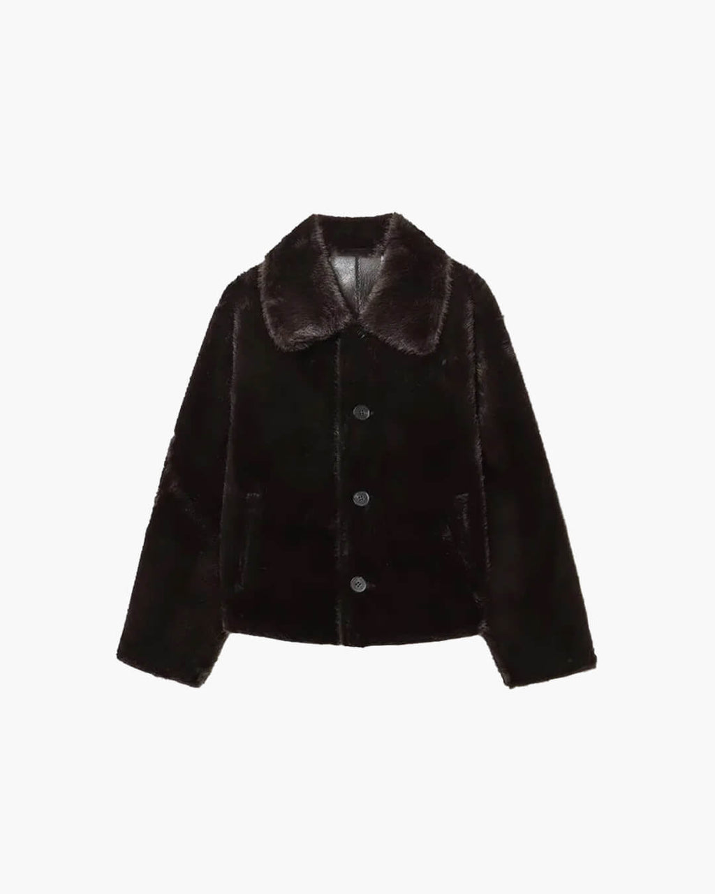 Joana Reversible Faux fur Leather Jacket - Women's Fall and Winter Outerwear - Image 2