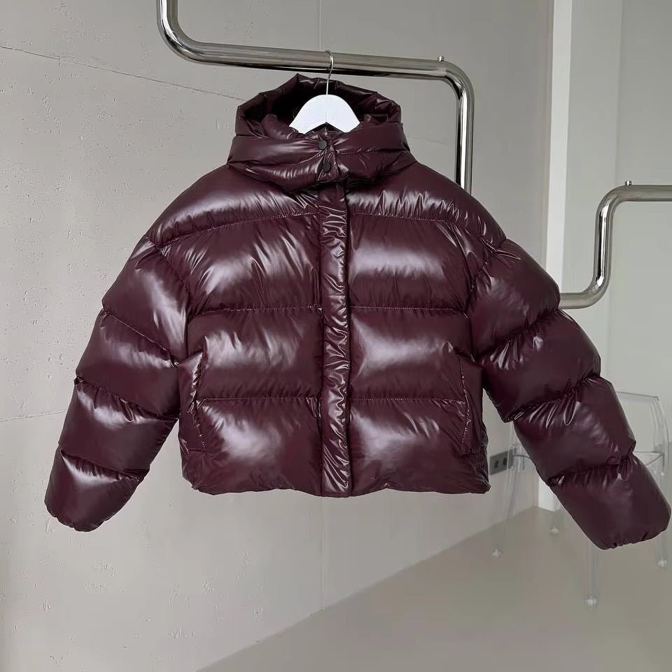 Judy Crop Puffer Jacket - Women's Fall and Winter Outerwear - Image 6
