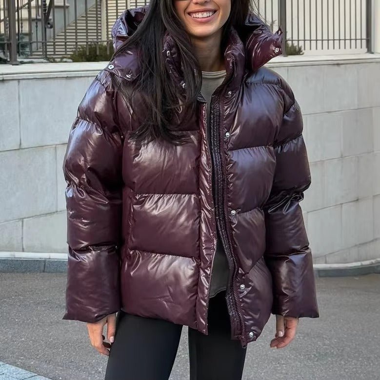 Judy Crop Puffer Jacket - Women's Fall and Winter Outerwear