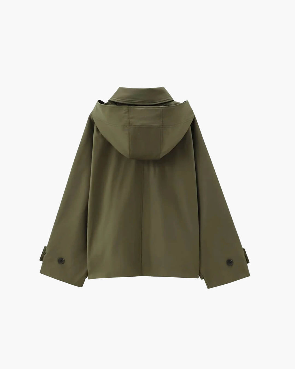 Julia Hooded Trench Coat - Women's Fall and Winter Outerwear - Image 4