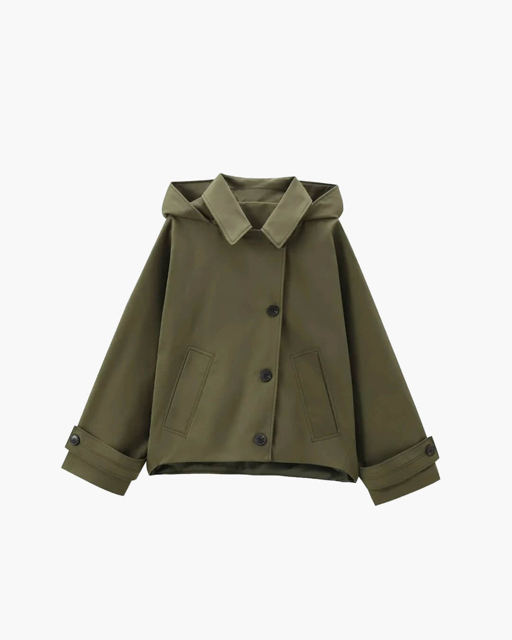 Julia Hooded Trench Coat - Women's Fall and Winter Outerwear