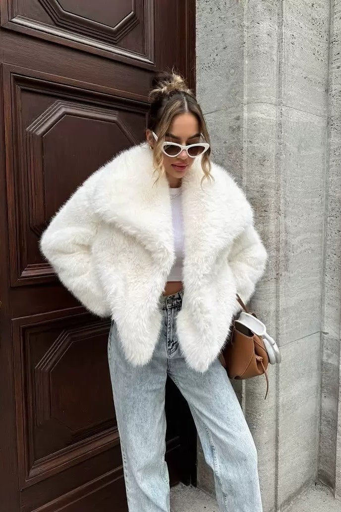 Krista Faux Fur Jacket - Women's Fall and Winter Outerwear