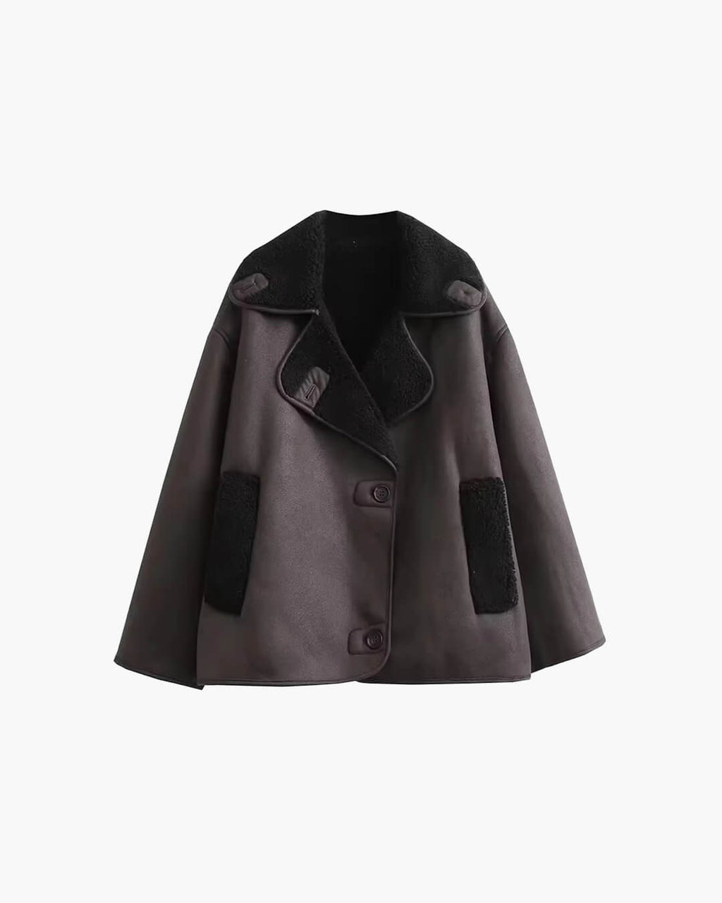 Laila Faux Leather Jacket - Women's Fall and Winter Outerwear - Image 10