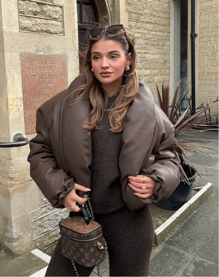 Lara Lapel Leather Jacket - Women's Fall and Winter Outerwear