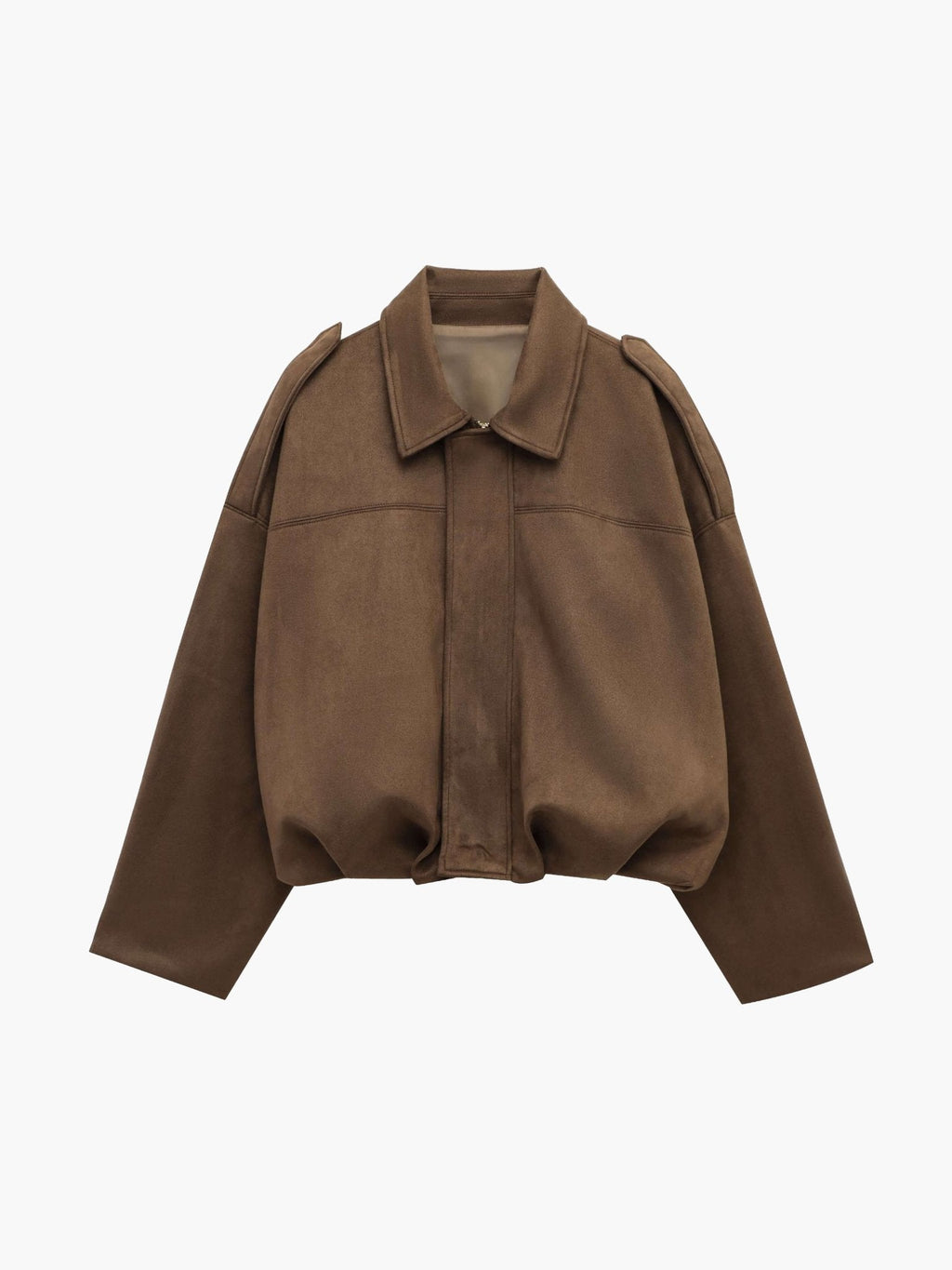 Katherine Women's Suede Bomber Jacket - Soft Suede-Finish Spring Layer - Image 10