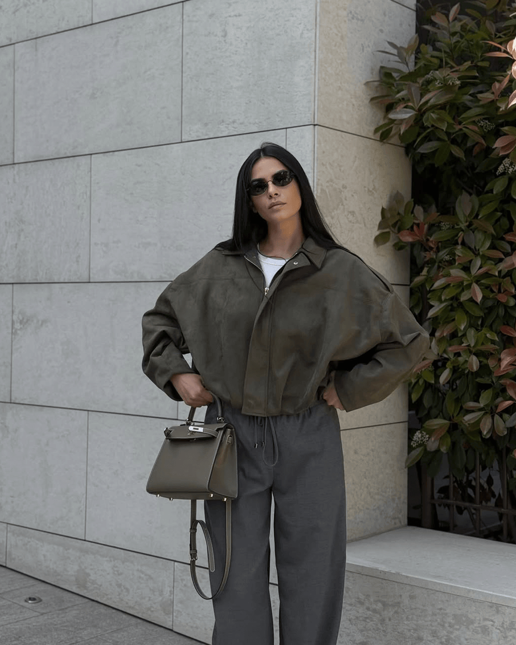 Katherine Women's Suede Bomber Jacket - Soft Suede-Finish Spring Layer - Image 4