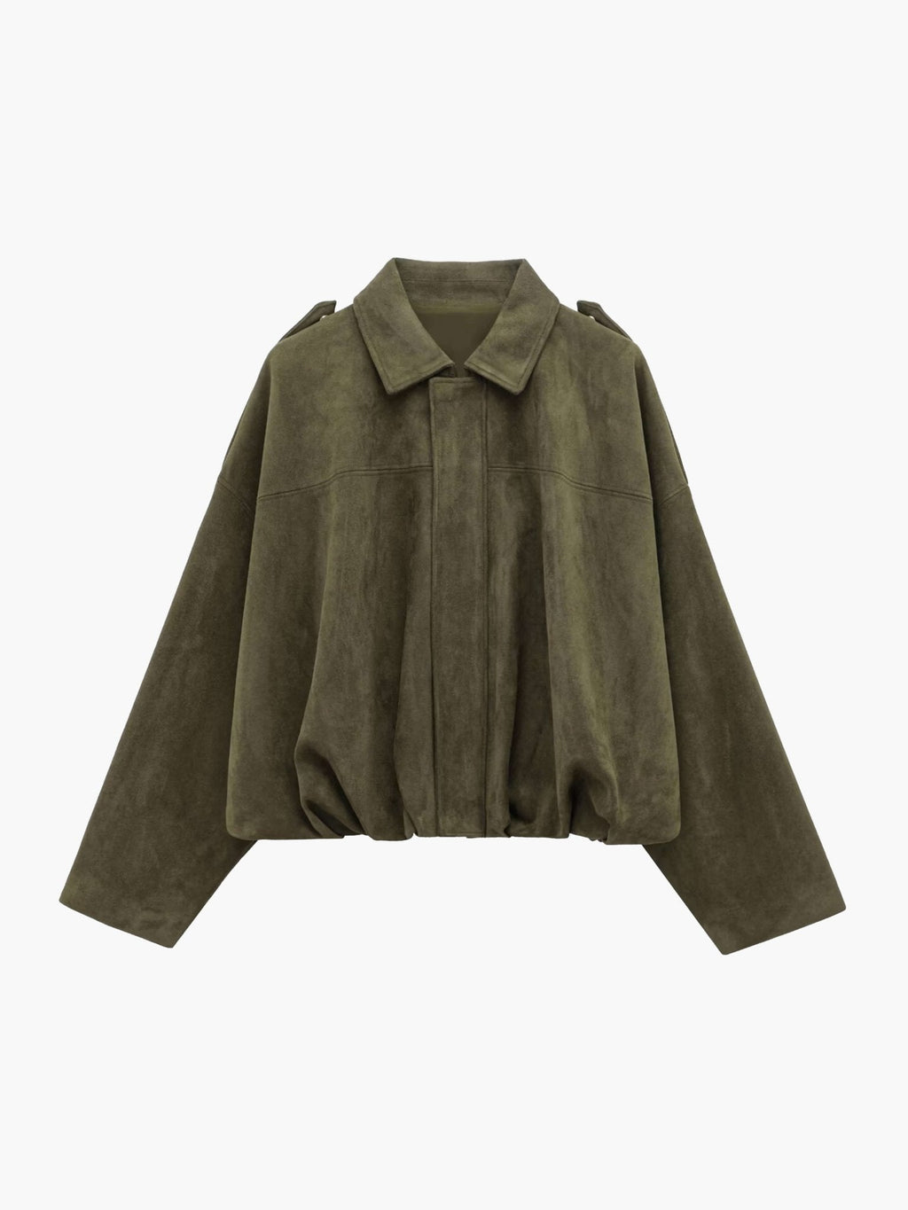 Katherine Women's Suede Bomber Jacket - Soft Suede-Finish Spring Layer