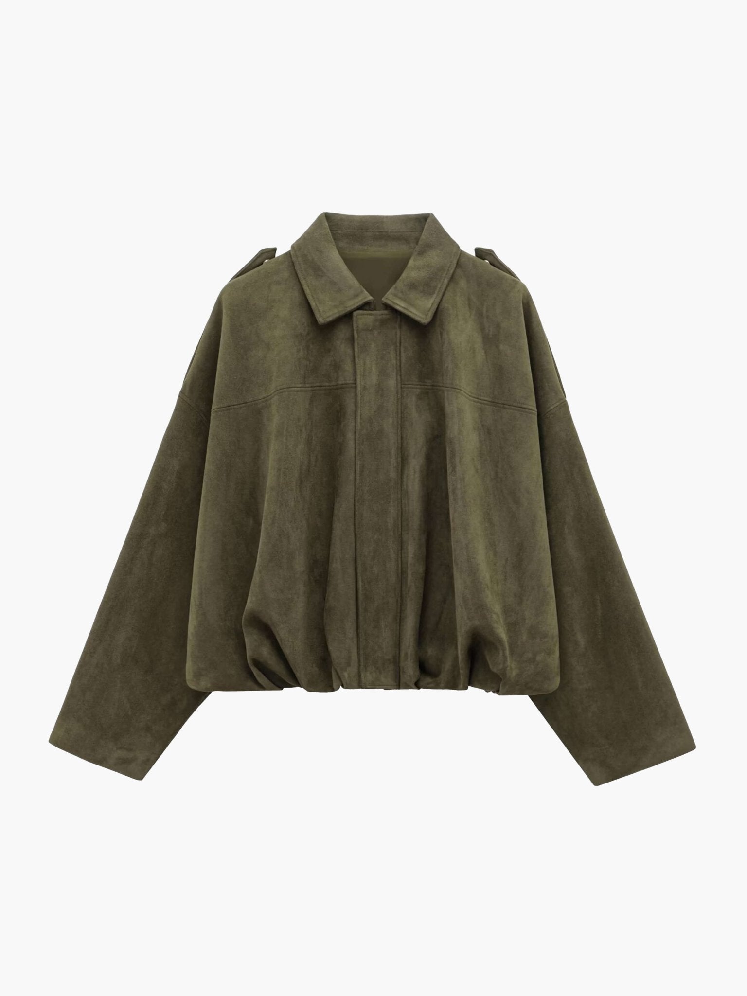 Katherine Women's Suede Bomber Jacket - Soft Suede-Finish Spring Layer