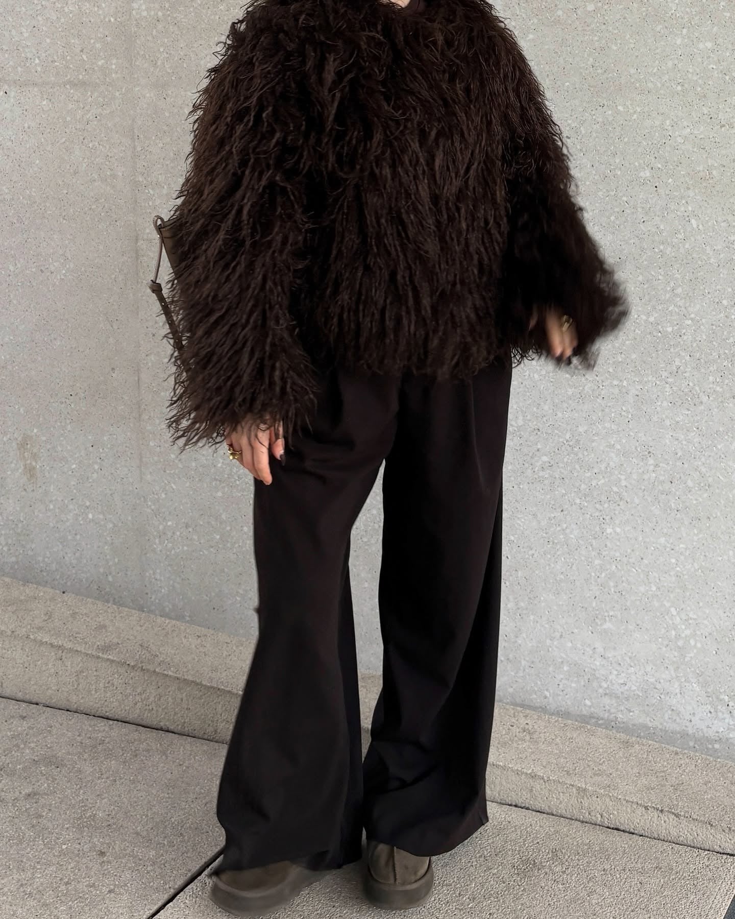 Liza Fuzzy Faux Fur Coat - Soft Winter Outerwear Jacket - Image 12