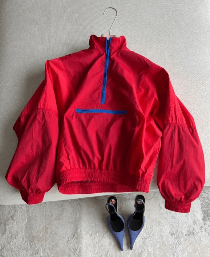 Margot Women's Colorblock Half-Zip Windbreaker - Lightweight Nylon Jacket - Image 10