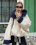 Marie Hooded Jacket - Women's Fall and Winter Outerwear - Image 9