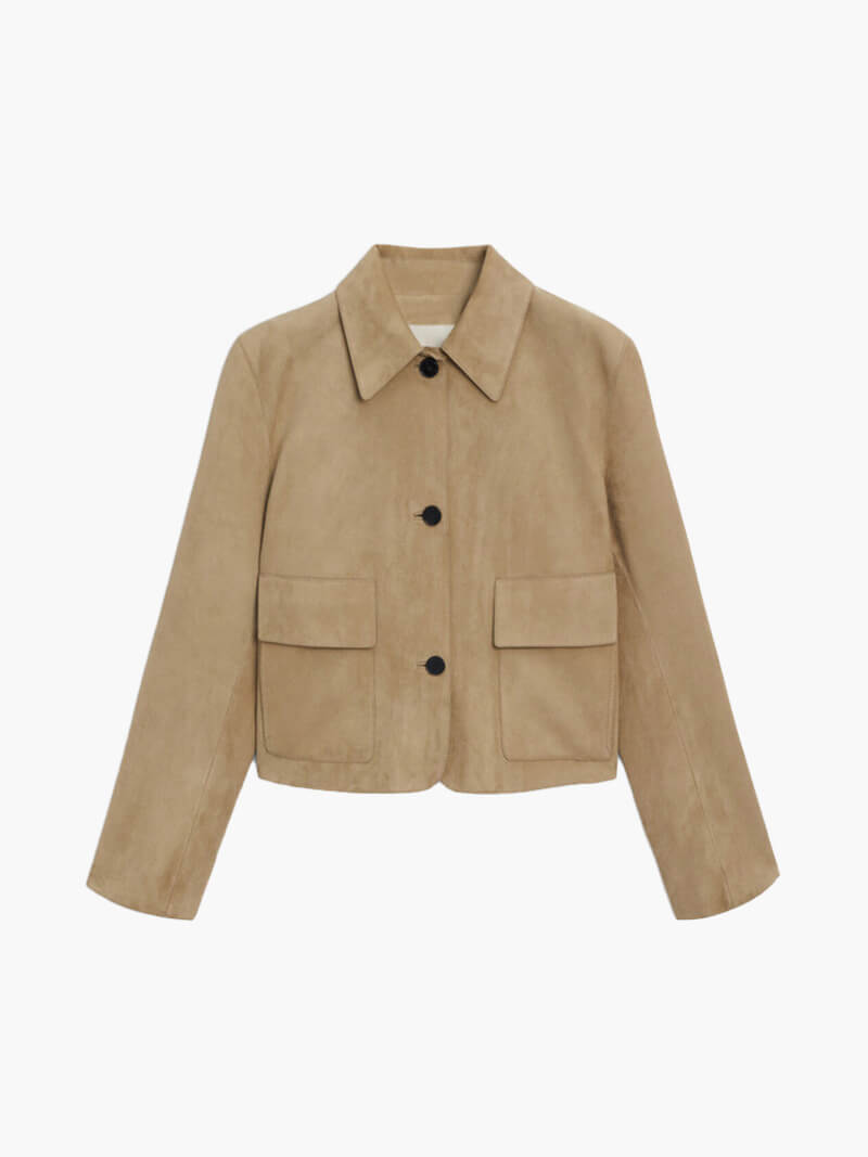 Marissa Faux Suede Jacket - Women's Fall and Winter Outerwear