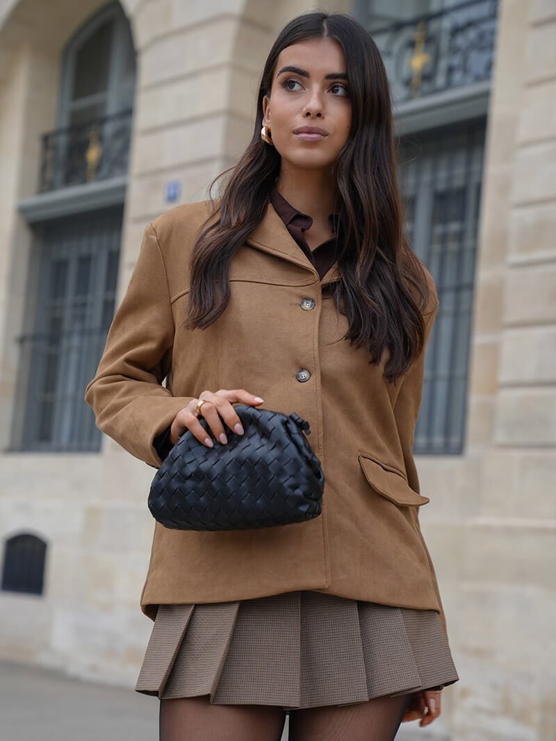 Matilda faux suede Jacket - Women's Fall and Winter Outerwear - Image 4