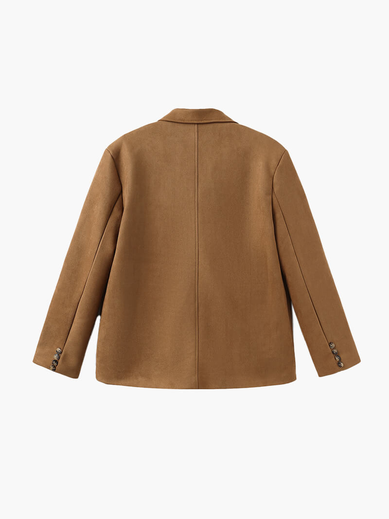 Matilda faux suede Jacket - Women's Fall and Winter Outerwear - Image 3