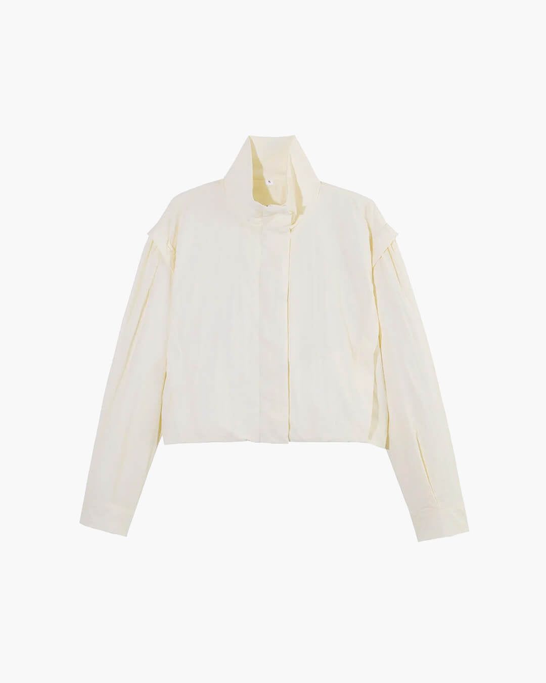Melisande High Collar Cropped Jacket - Women's Fall and Winter Outerwear - Image 6