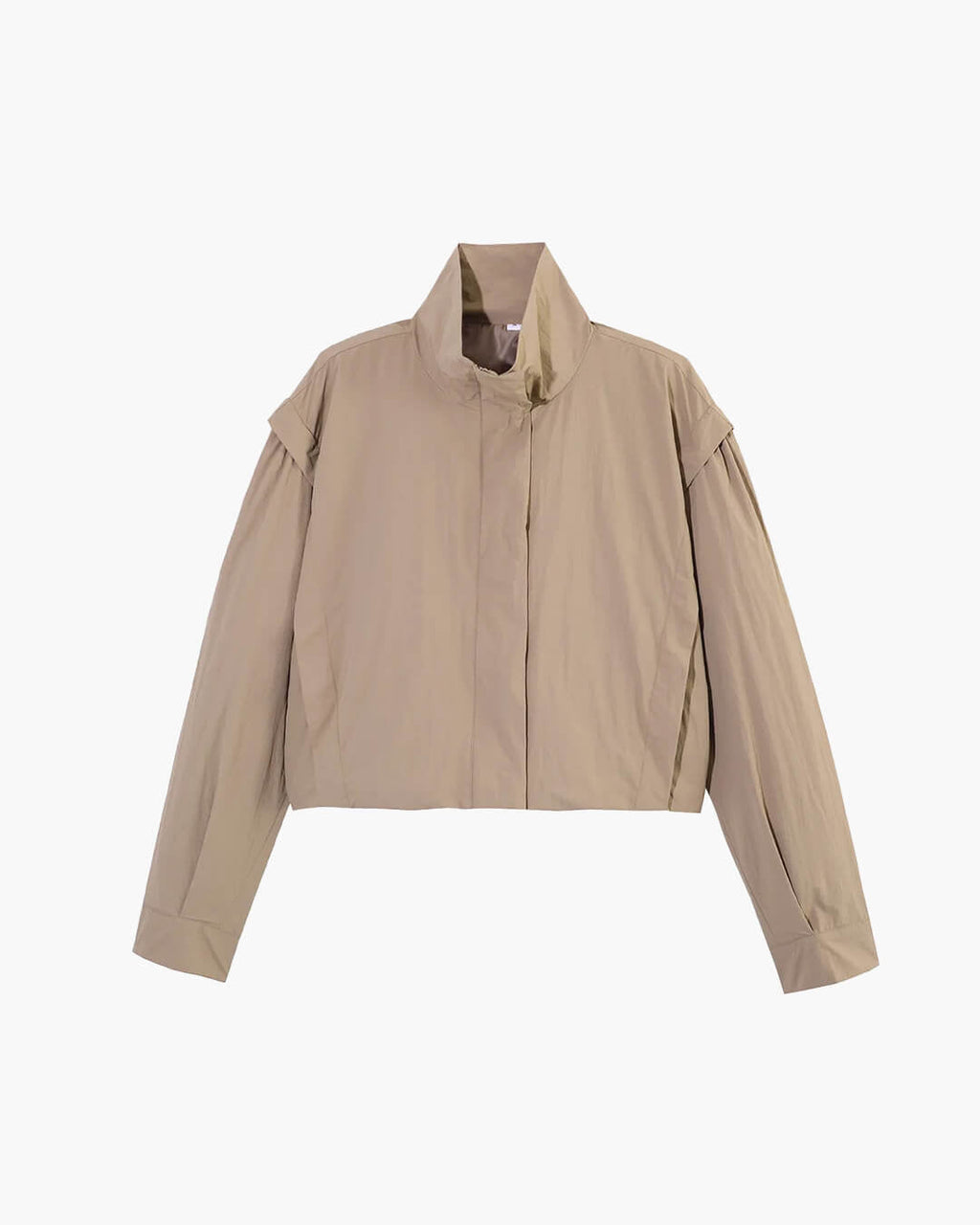 Melisande High Collar Cropped Jacket - Women's Fall and Winter Outerwear - Image 8