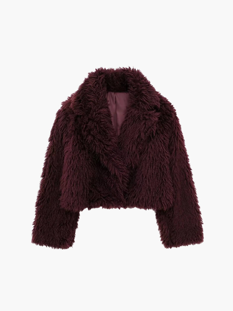 Mia Faux Fur Jacket - Women's Fall and Winter Outerwear - Image 4