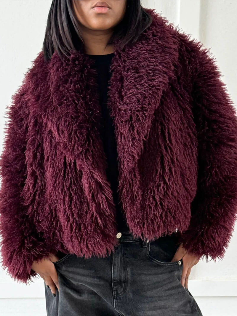 Mia Faux Fur Jacket - Women's Fall and Winter Outerwear - Image 6