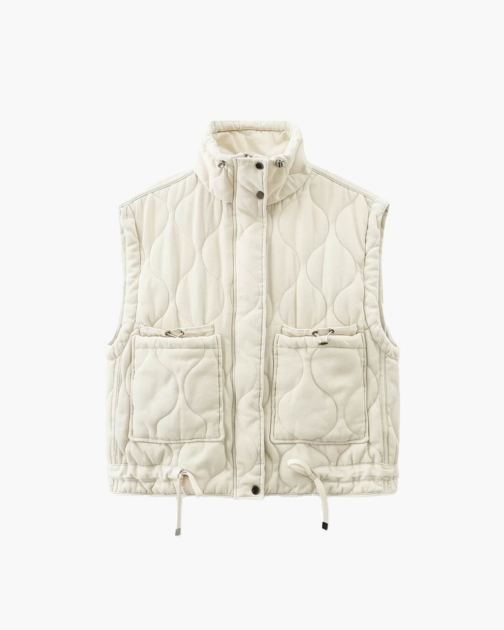 Micah Stand-Collar Pocket Vest - Women's Fall and Winter Outerwear