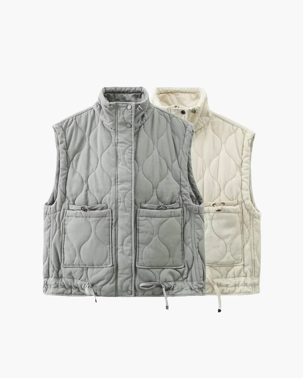 Micah Stand-Collar Pocket Vest - Women's Fall and Winter Outerwear - Image 14