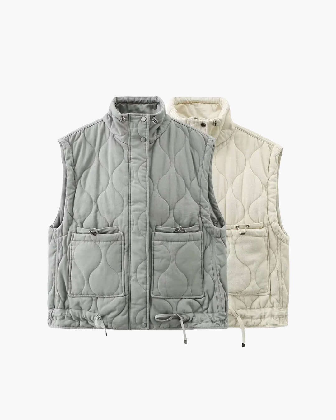 Micah Stand-Collar Pocket Vest - Women's Fall and Winter Outerwear - Image 14