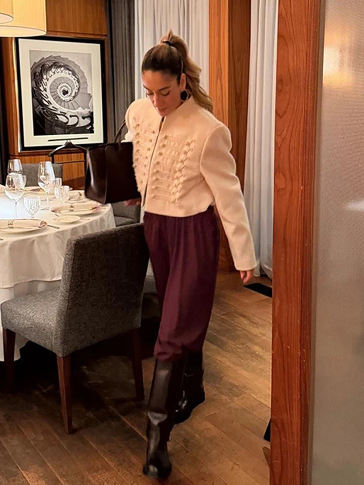 Nathalie Napoleon Jacket - Women's Fall and Winter Outerwear - Image 2