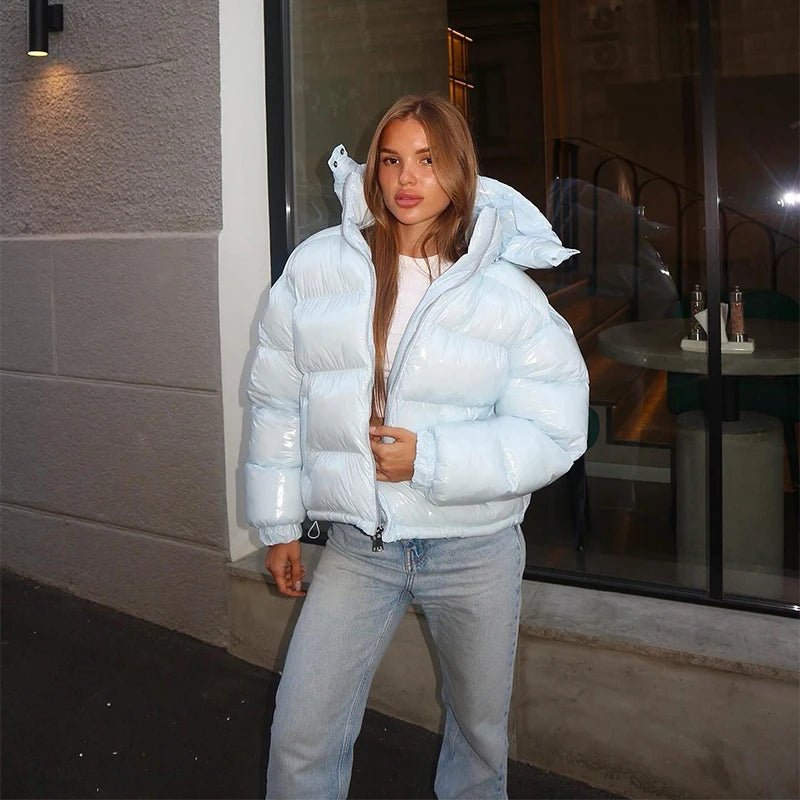 Nica Women's Hooded Puffer Jacket - Cotton Winter Coat with Hood - Image 10