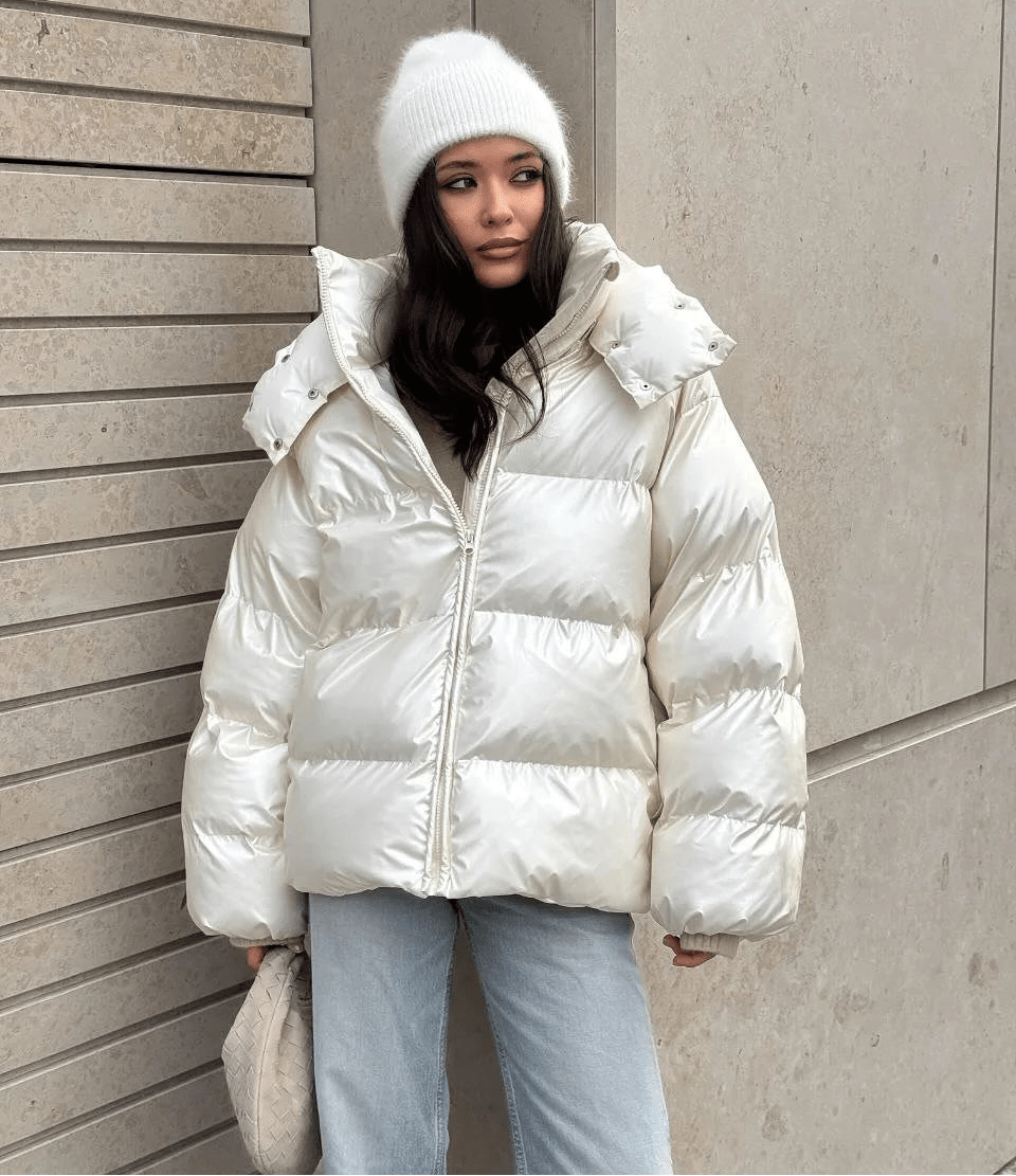 Nica Women's Hooded Puffer Jacket - Cotton Winter Coat with Hood - Image 15
