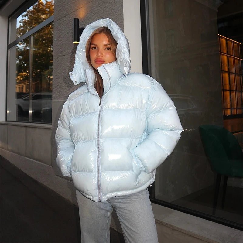 Nica Women's Hooded Puffer Jacket - Cotton Winter Coat with Hood - Image 11