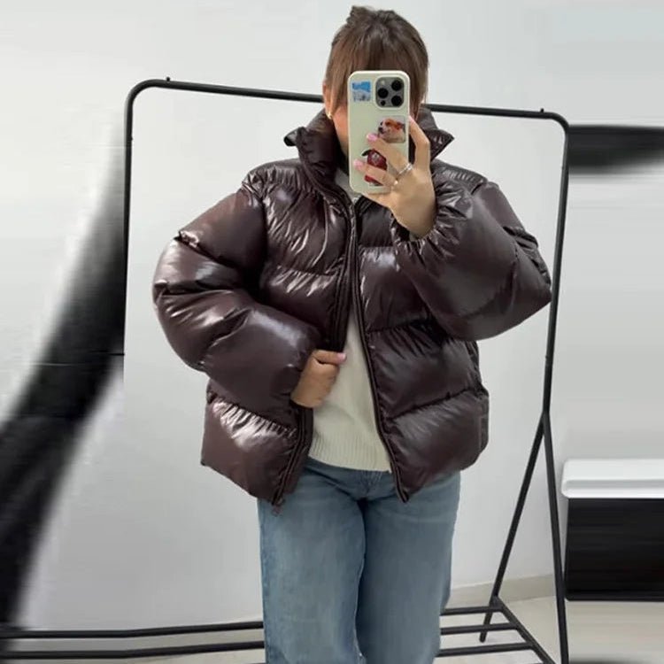 Nica Women's Hooded Puffer Jacket - Cotton Winter Coat with Hood - Image 13