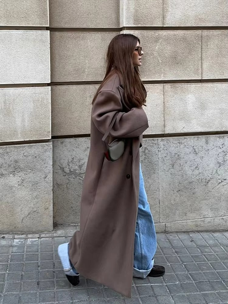 Nicole Maxi Coat - Women's Fall and Winter Outerwear - Image 10