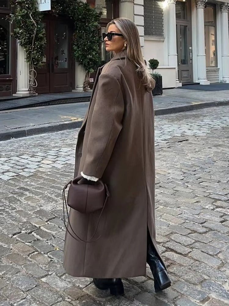 Nicole Maxi Coat - Women's Fall and Winter Outerwear - Image 3