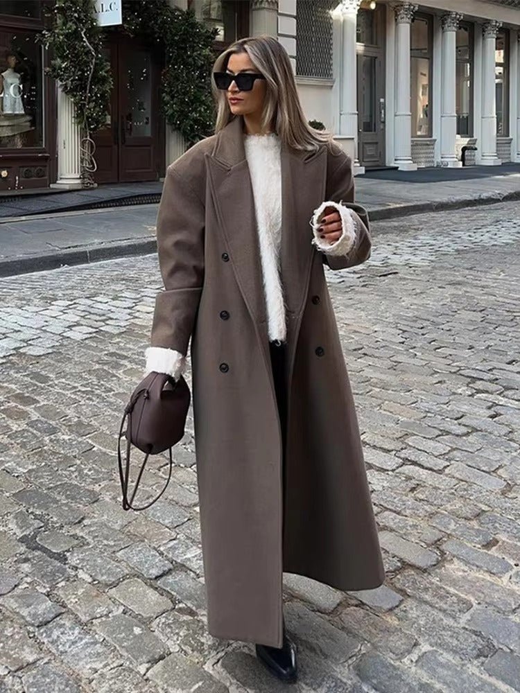Nicole Maxi Coat - Women's Fall and Winter Outerwear - Image 2