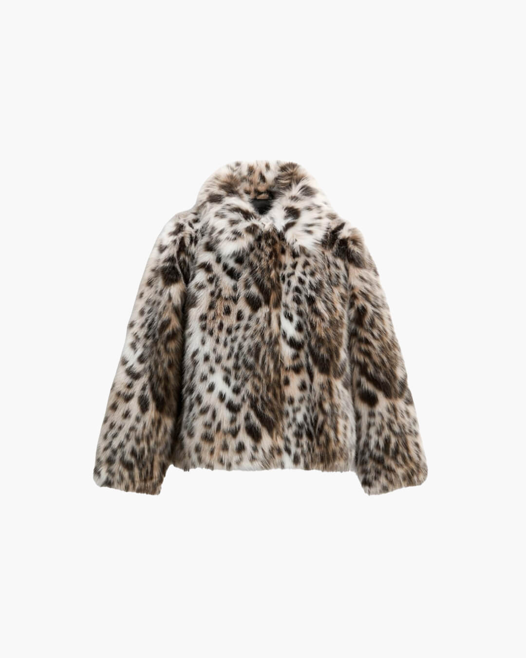 Nora Leopard Faux Fur Coat - Women's Fall and Winter Outerwear